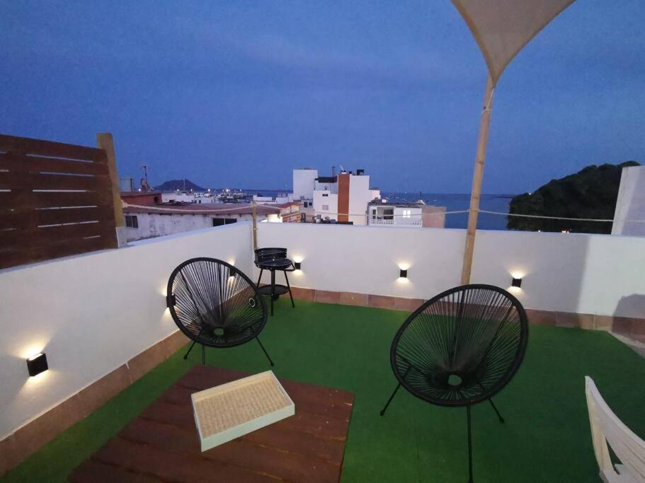 Apartamento Con Vistas Al Mar En El Centro De Corralejo Esterno foto